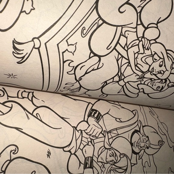 1992 Walt Disney Aladdin Coloring book Vintage - Picture 5 of 6